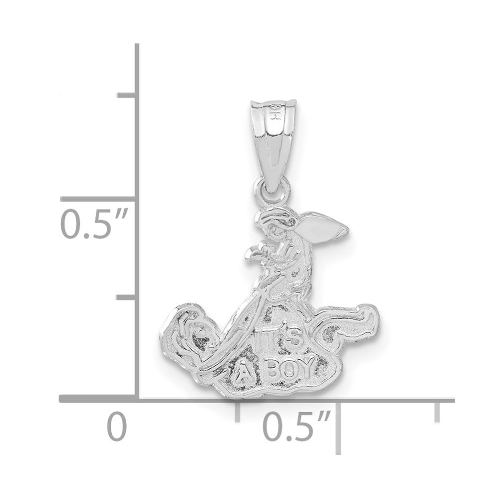 Sterling Silver It'S A Boy Charm