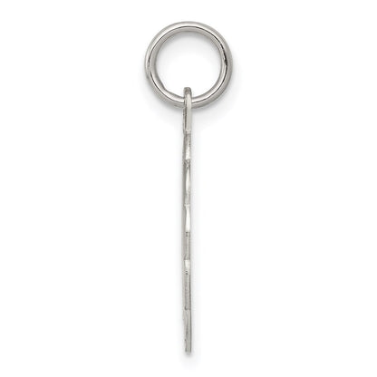 Sterling Silver Rhodium-Plated To My Maid Of Honor Disc Charm