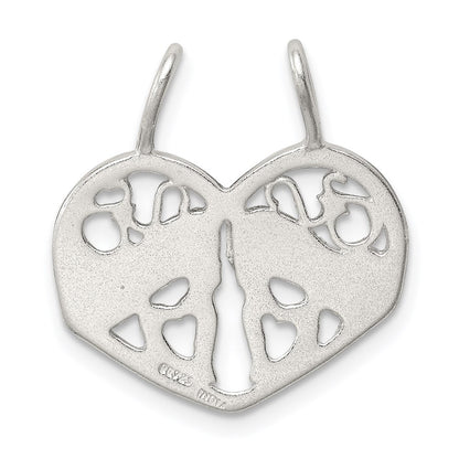 Sterling Silver Mother Daughter 2-Piece Break Apart Charm