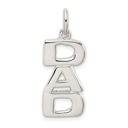 Sterling Silver Dad Charm