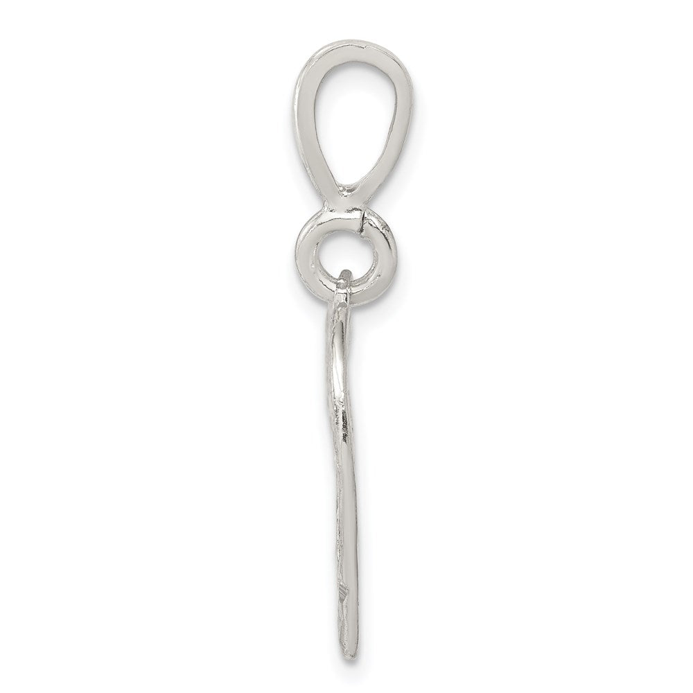 Sterling Silver Heart Sweet 16 Charm