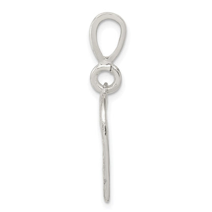 Sterling Silver Heart Sweet 16 Charm