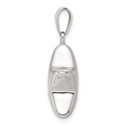 Sterling Silver Rhodium-Plated Star Charm