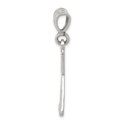 Sterling Silver Two Bats & A Ball Charm