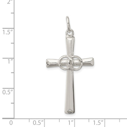 Sterling Silver Holy Matrimony Cross Pendant