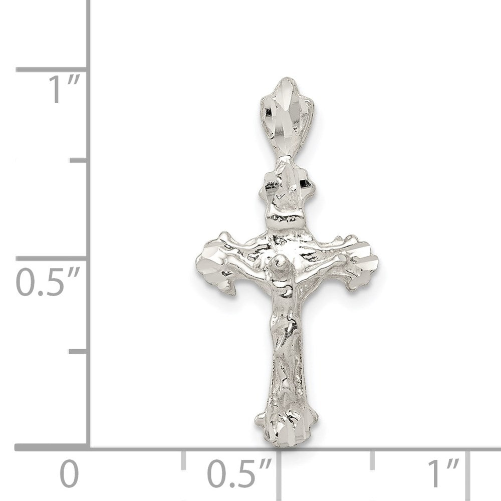 Sterling Silver Inri Crucifix Pendant