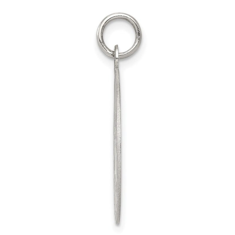 Sterling Silver Rhodium-Plated Wedding Bells Charm