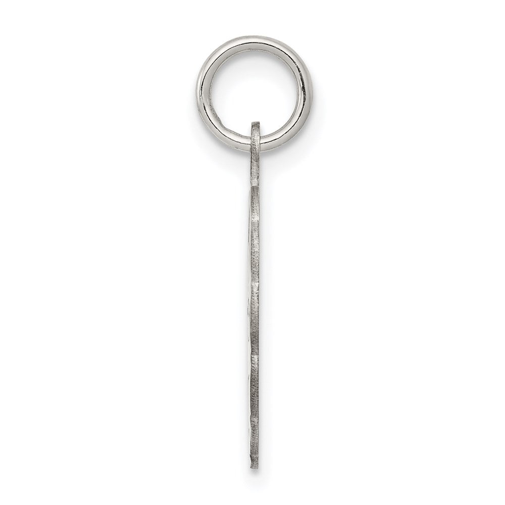 Sterling Silver Rhodium-Plated A Date To Remember Disc Charm