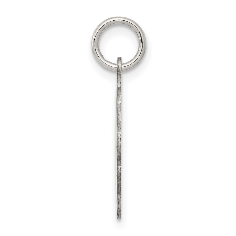 Sterling Silver Rhodium-Plated A Date To Remember Disc Charm