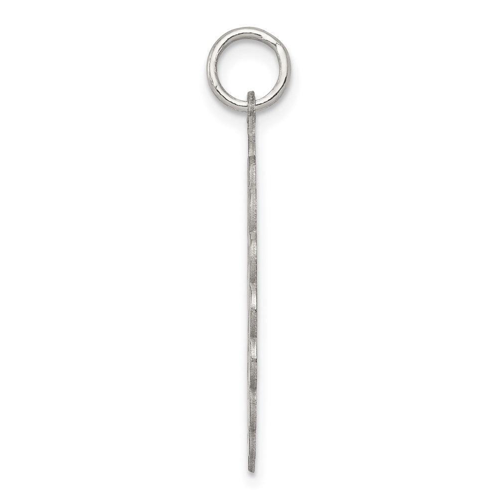 Sterling Silver Rhodium-Plated A Date To Remember Disc Charm