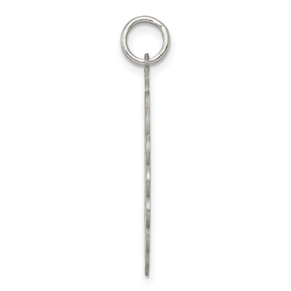 Sterling Silver Rhodium-Plated A Date To Remember Disc Charm