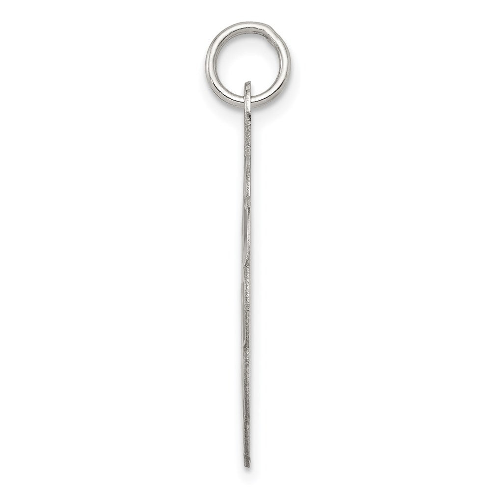 Sterling Silver Rhodium-Plated A Date To Remember Disc Charm