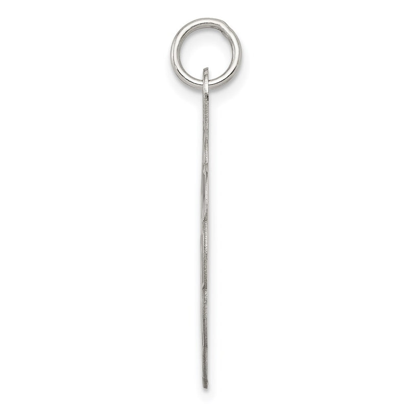 Sterling Silver Rhodium-Plated A Date To Remember Disc Charm