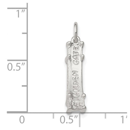 Sterling Silver Golden Gate Bridge Charm