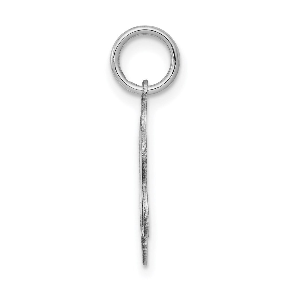 Sterling Silver Rhodium-Plated My Confirmation Disc Charm