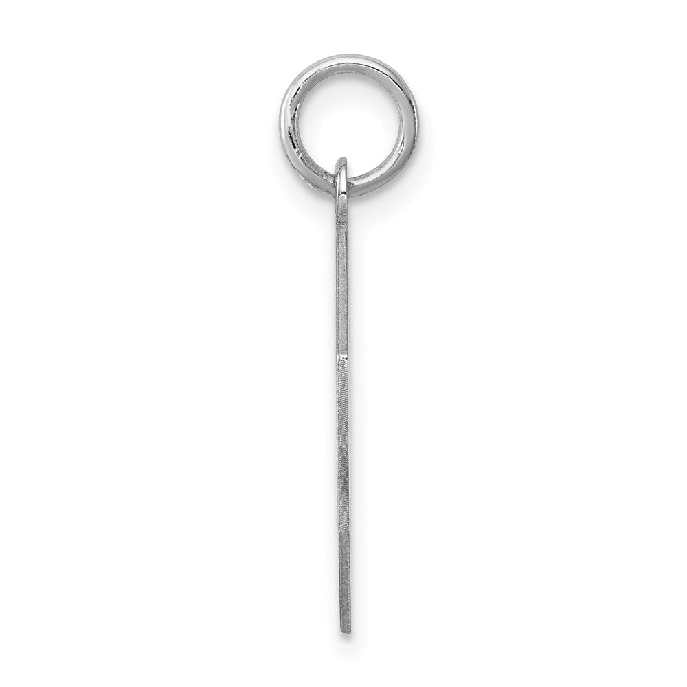 Sterling Silver Rhodium-Plated My Confirmation Disc Charm