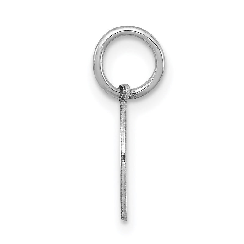Sterling Silver Rhodium-Plated Holy Communion Disc Charm