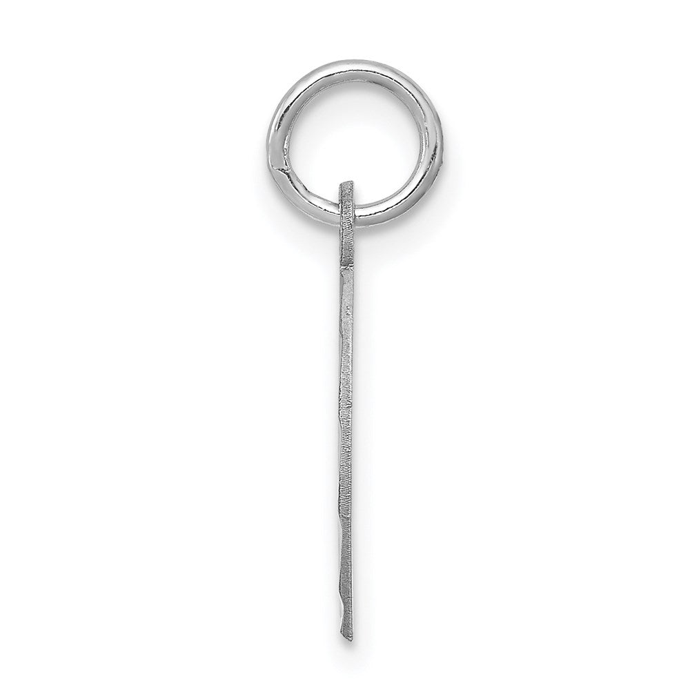 Sterling Silver Rhodium-Plated Holy Communion Disc Charm
