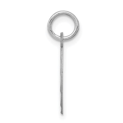 Sterling Silver Rhodium-Plated Holy Communion Disc Charm
