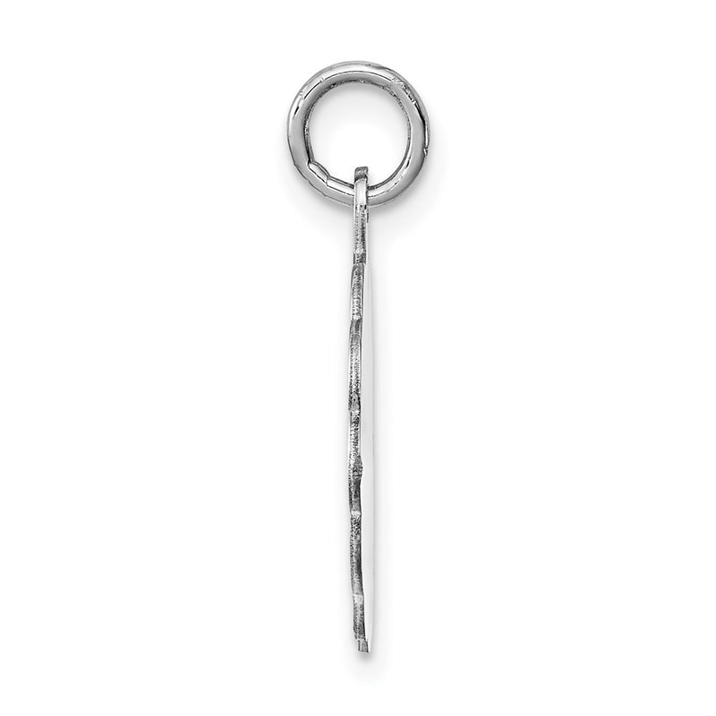 Sterling Silver Rhodium-Plated Its A Boy Charm