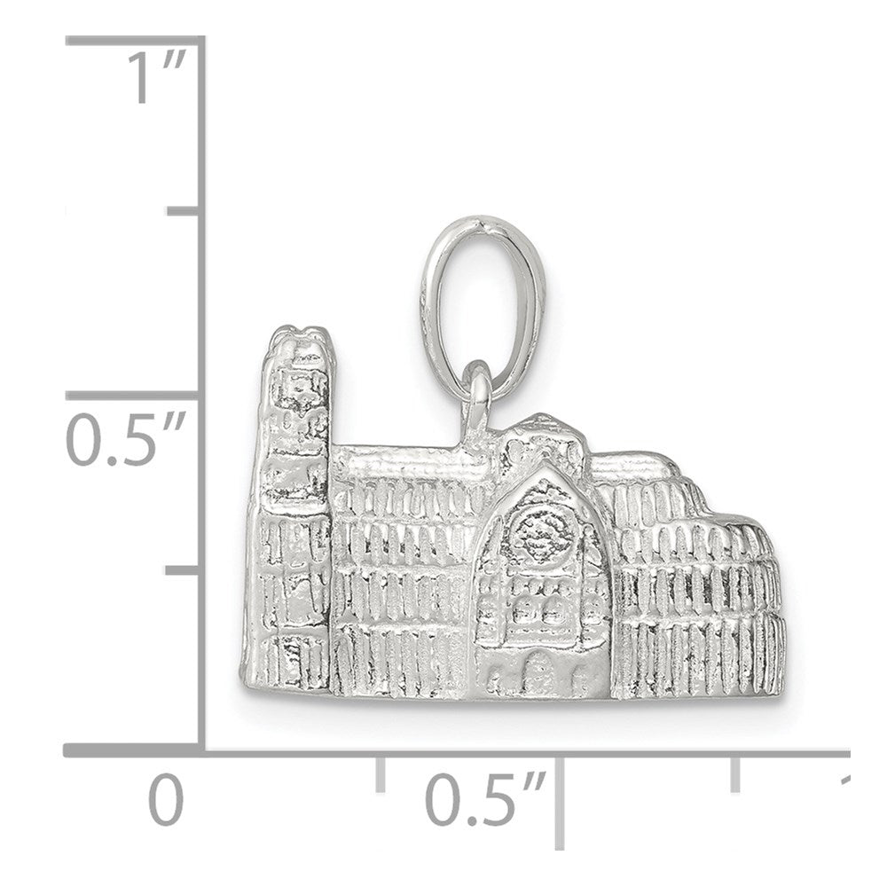 Sterling Silver Westminster Abbey Charm