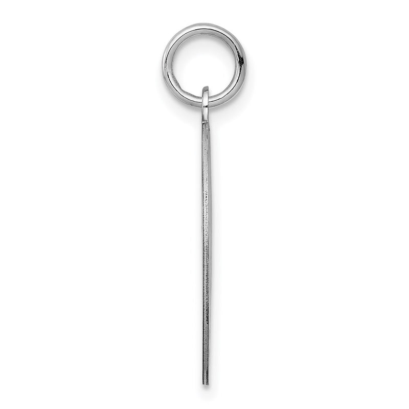 Sterling Silver Rhodium-Plated Springer Spaniel Disc Charm