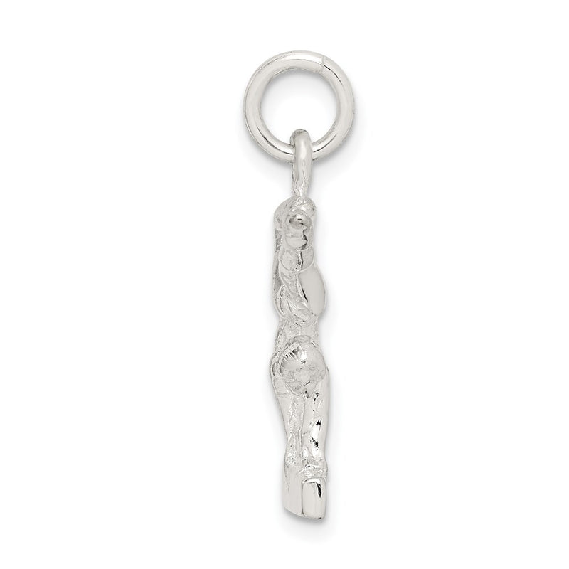 Sterling Silver Gymnast Charm