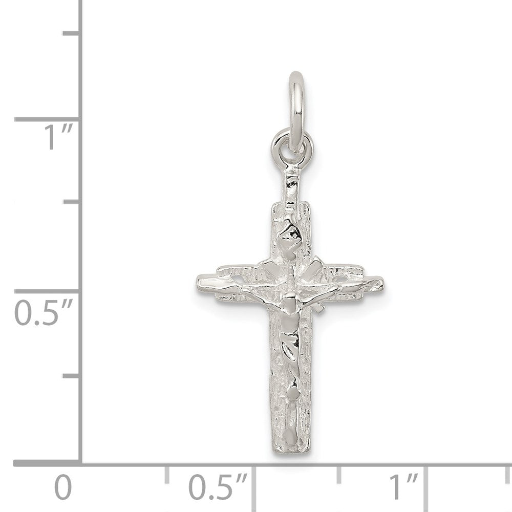 Sterling Silver Inri Crucifix Pendant