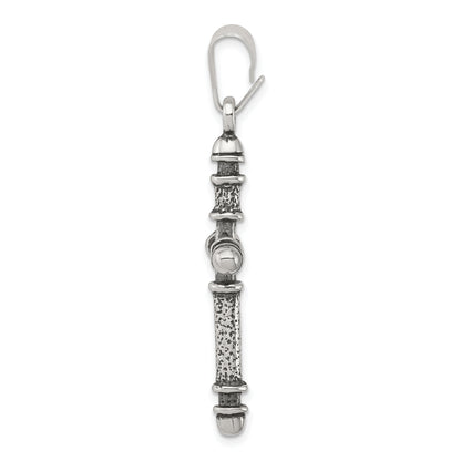 Sterling Silver Antiqued Cross Pendant