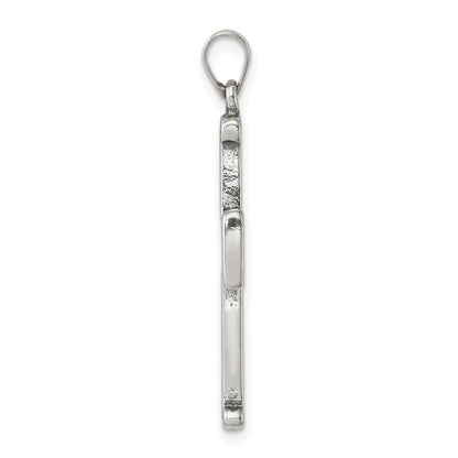 Sterling Silver Antiqued Cross Pendant