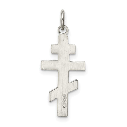 Sterling Silver Eastern Orthodox Cross Charm