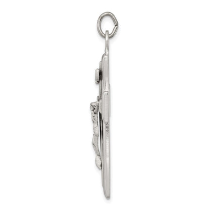 Sterling Silver Inri Crucifix Pendant