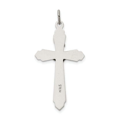 Sterling Silver Antiqued Crucifix Pendant