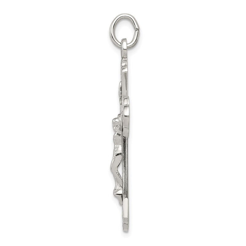 Sterling Silver Inri Crucifix Pendant