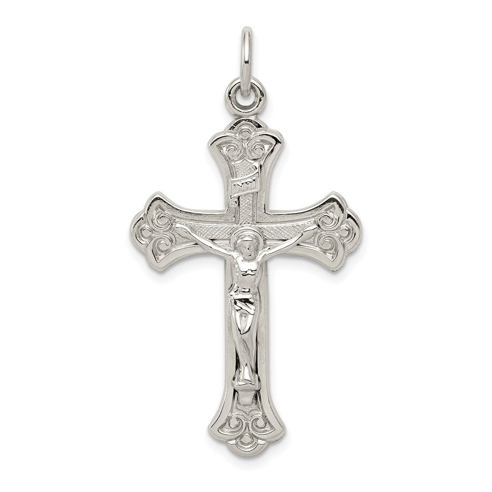 Sterling Silver Inri Crucifix Pendant