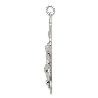 Sterling Silver Inri Crucifix Pendant
