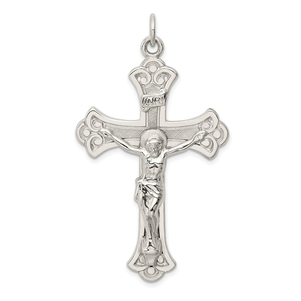 Sterling Silver Inri Crucifix Pendant