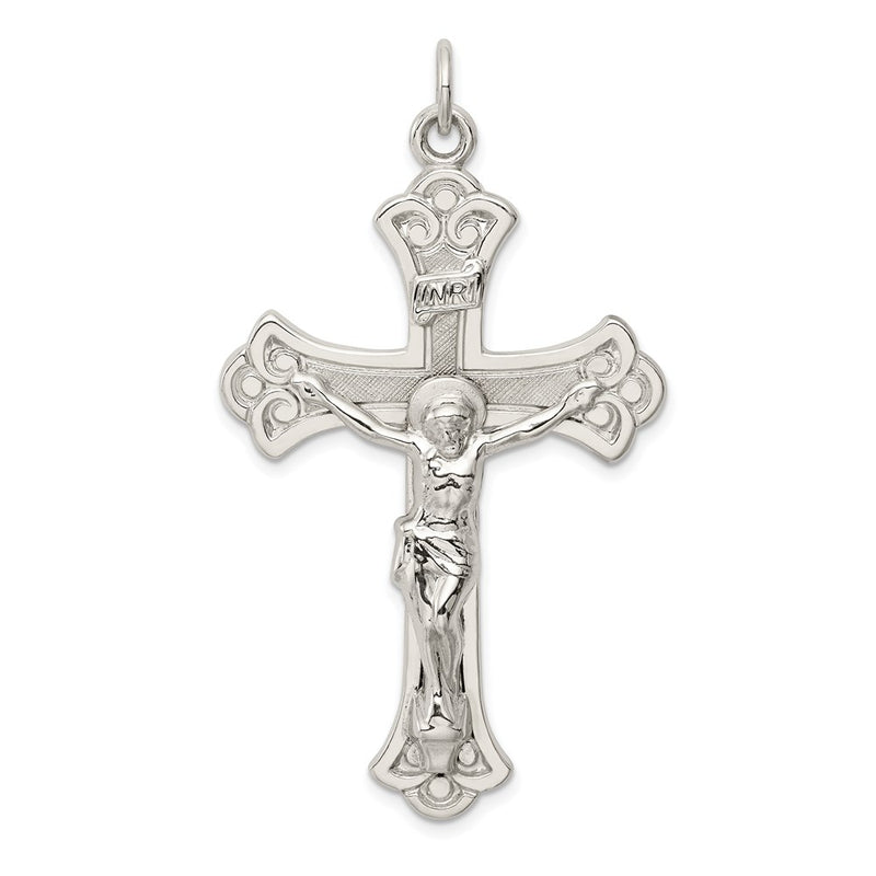 Sterling Silver Inri Crucifix Pendant