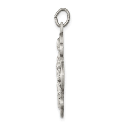 Sterling Silver Antiqued 4-Way Medal