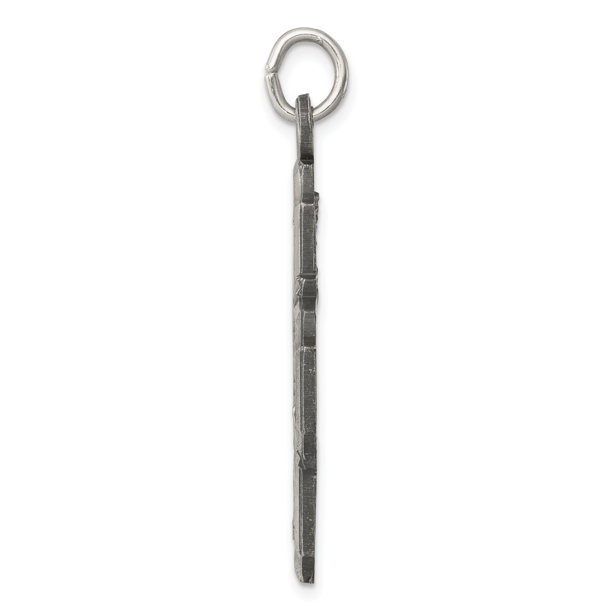 Sterling Silver Antiqued 4-Way Medal