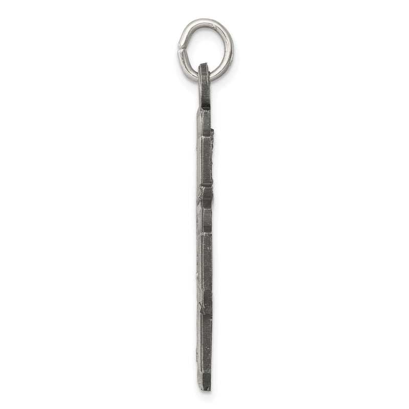 Sterling Silver Antiqued 4-Way Medal