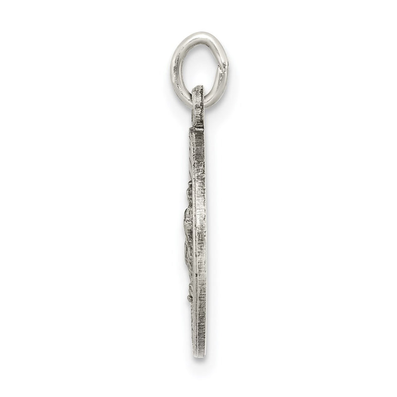 Sterling Silver Antiqued Our Lady Of Guadalupe Medal
