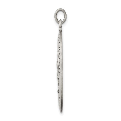 Sterling Silver Antiqued Our Lady Of Guadalupe Medal