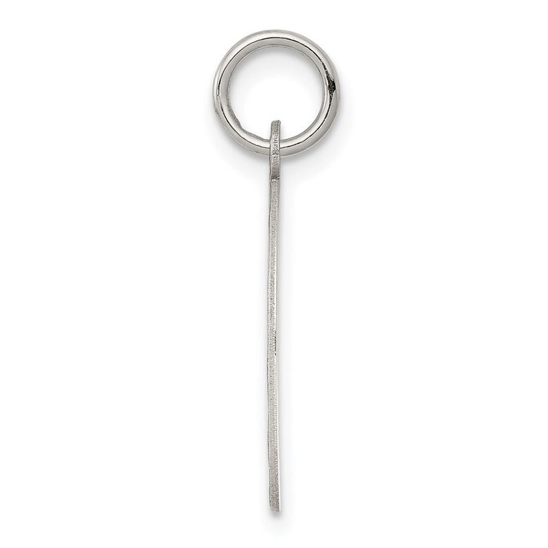 Sterling Silver Rhodium-Plated Happy Anniversary Disc Charm