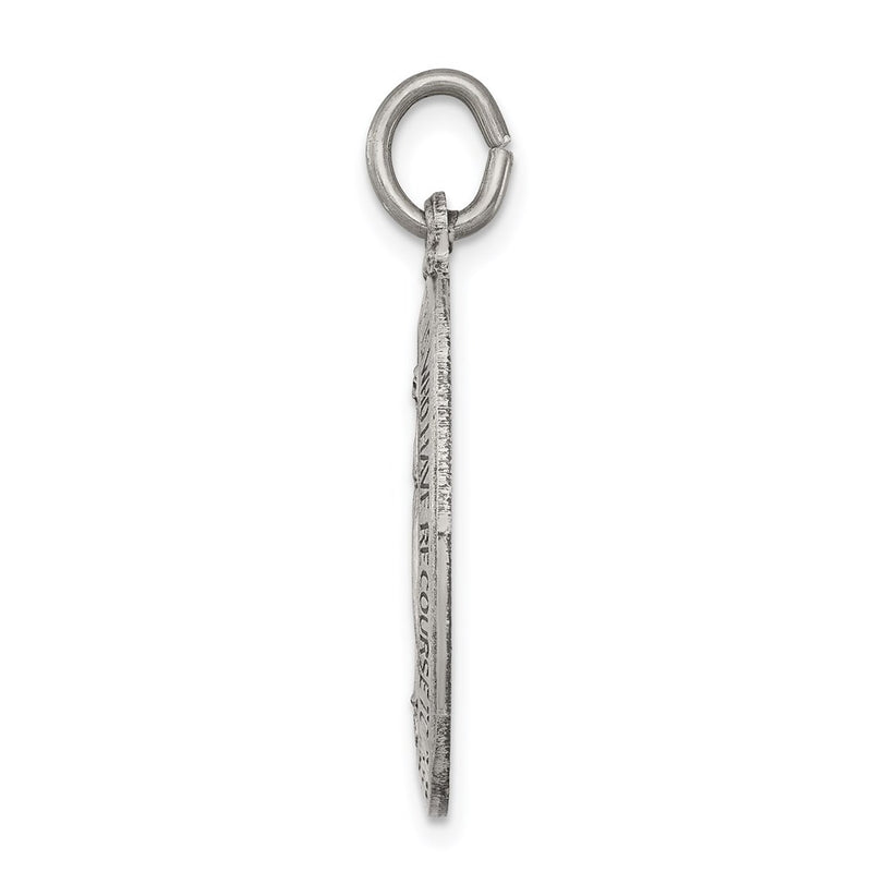 Sterling Silver Antiqued Miraculous Medal