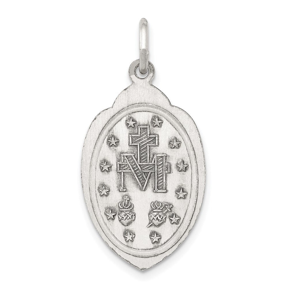 Sterling Silver Antiqued Miraculous Medal