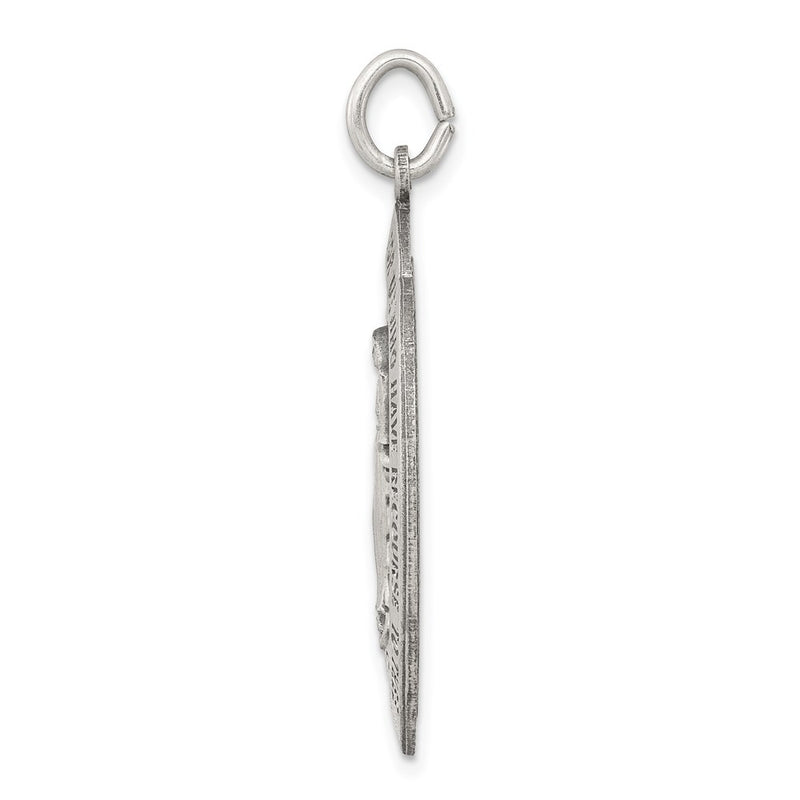 Sterling Silver Antiqued Miraculous Medal