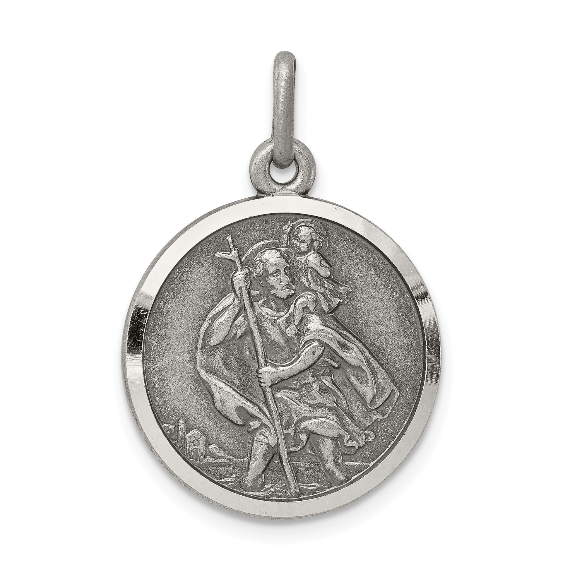 Sterling Silver St. Christopher Medal