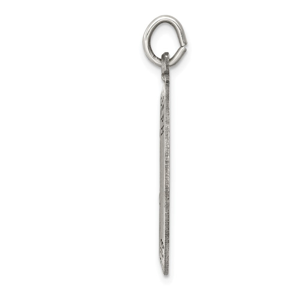 Sterling Silver Antiqued Saint Joseph Medal
