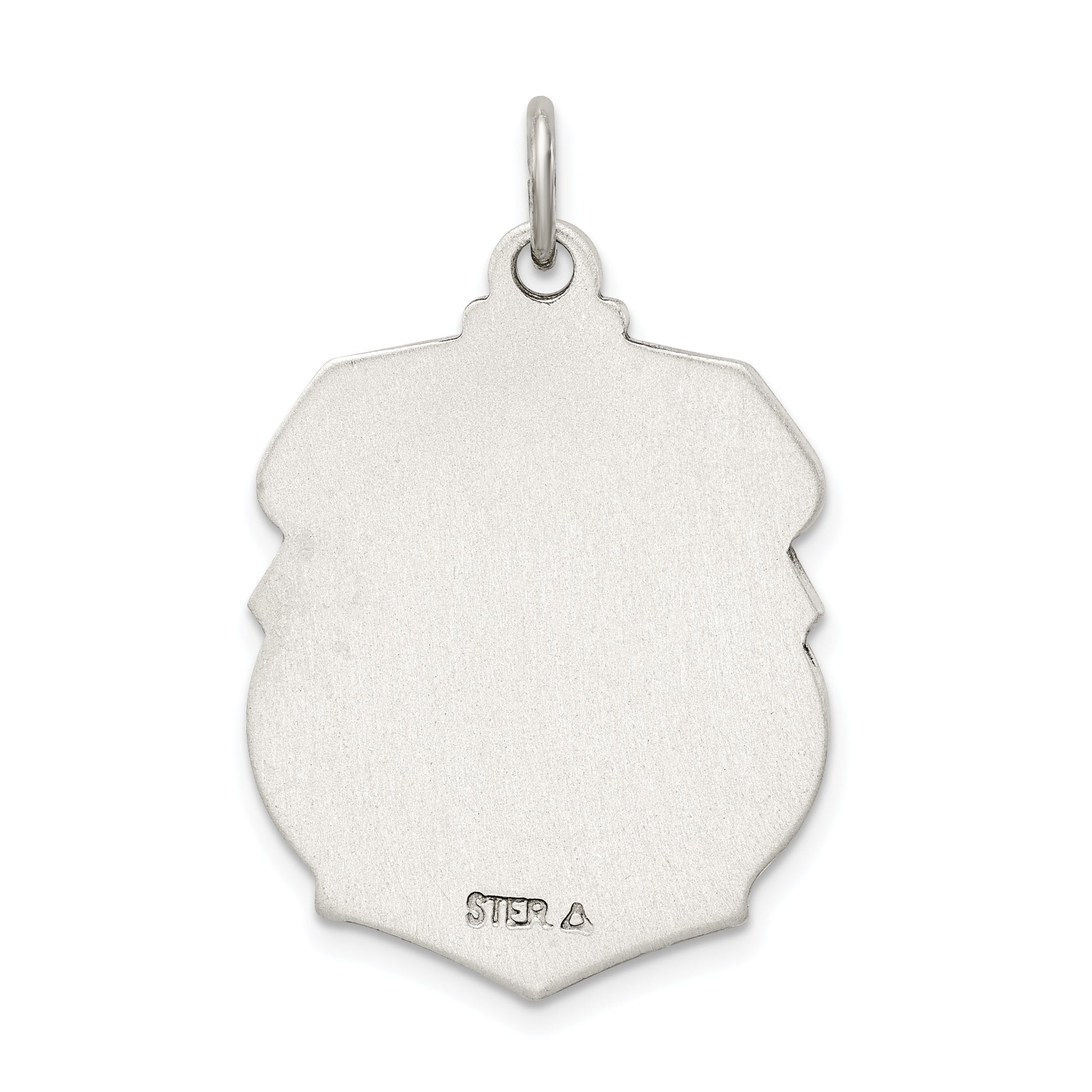 Sterling Silver Antiqued D/C St. Michael Badge Medal